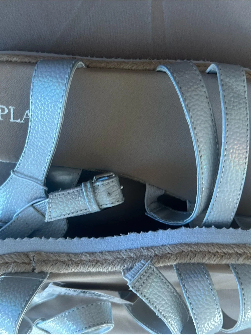 The Children's Place Silver Girls' Multi-Strap Sandals